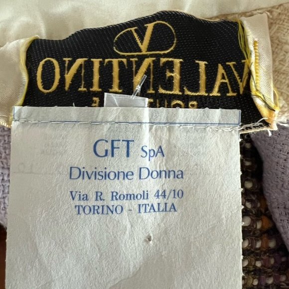 Valentino Boutique Vintage Wool Blazer Vanilla Shawl Collar Made in Italy - Picture 11 of 11